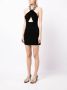 AREA Mini-jurk met halternek Zwart - Thumbnail 3