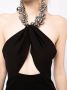 AREA Mini-jurk met halternek Zwart - Thumbnail 5