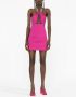 AREA Mini-jurk met halternek Roze - Thumbnail 2