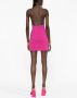 AREA Mini-jurk met halternek Roze - Thumbnail 3
