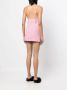 AREA Mini-jurk met pied-de-poule print Roze - Thumbnail 4