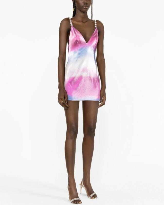 AREA Mini-jurk met ombré-effect Roze
