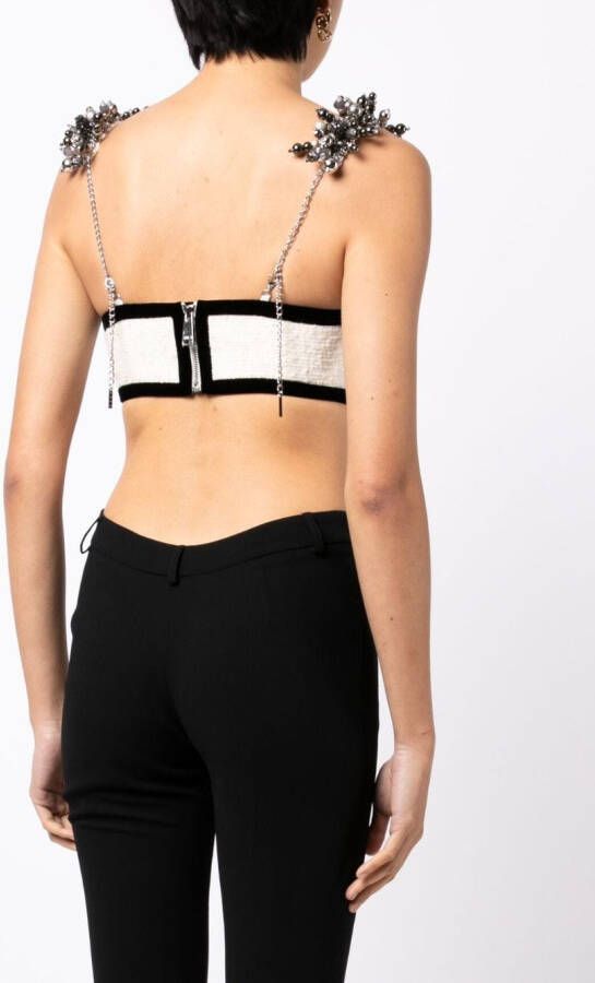 AREA Cropped top Wit