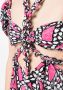 AREA Uitgesneden mini-jurk Roze - Thumbnail 5
