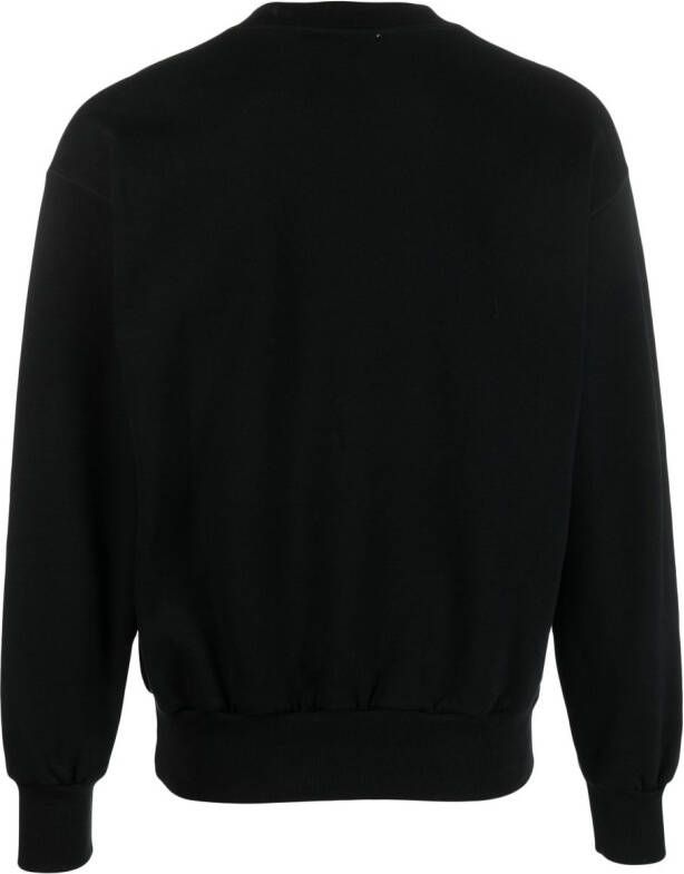 Aries Sweater met tekst Zwart