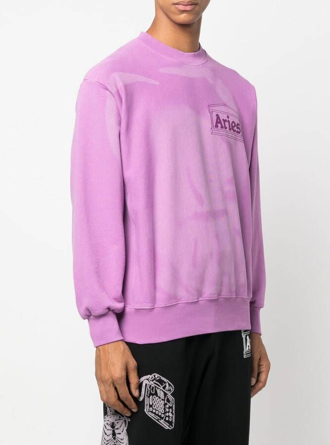 Aries Sweater met logo Roze