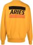 Aries Sweater met logoprint Geel - Thumbnail 2