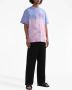 Aries T-shirt met logoprint Paars - Thumbnail 2