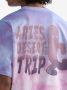 Aries T-shirt met logoprint Paars - Thumbnail 5