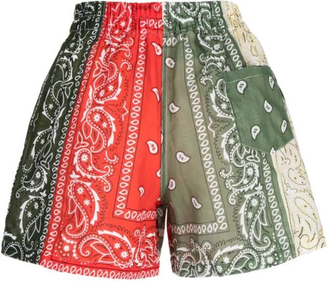 Arizona Love Shorts met bandana print Veelkleurig