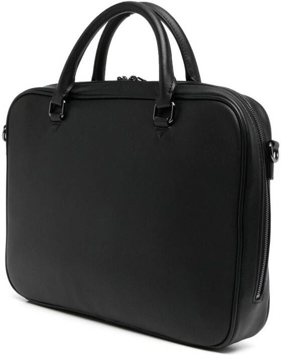 Armani Exchange Aktetas met logoprint Zwart