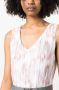 Armani Exchange Midi-jurk met ceintuur Wit - Thumbnail 5
