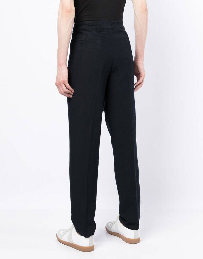 Armani Exchange Broek met toelopende pijpen Blauw