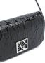 Armani Exchange Crossbodytas met logo-reliëf Zwart - Thumbnail 4