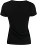 Armani Exchange T-shirt met gesmockt detail Zwart - Thumbnail 2
