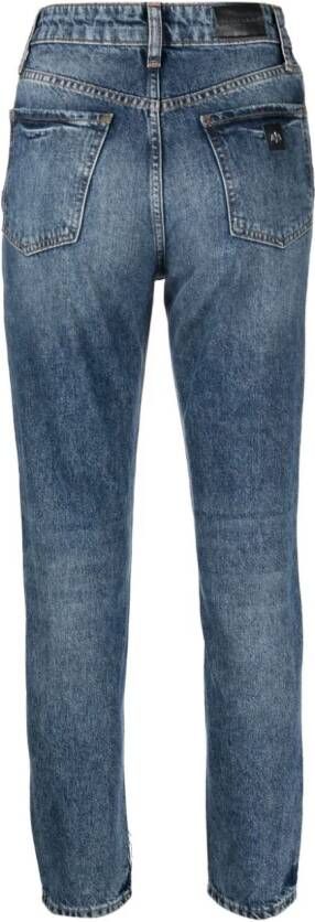 Armani Exchange Gerafelde jeans Blauw