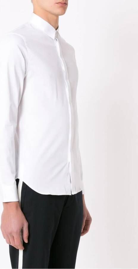 Armani Exchange Getailleerd overhemd Wit
