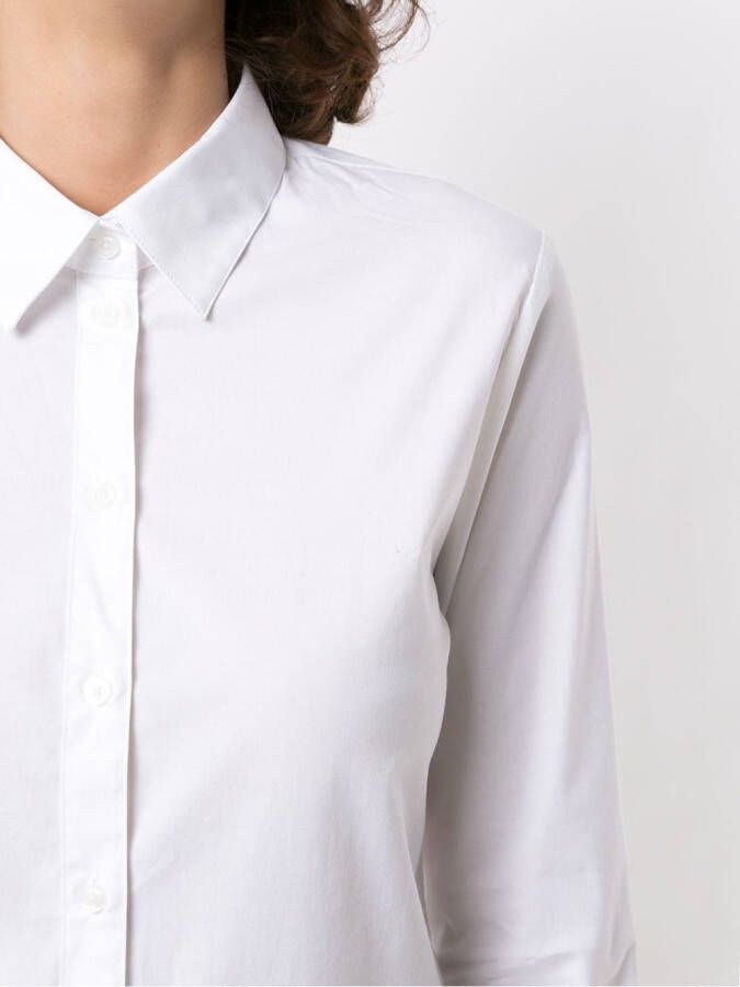 Armani Exchange Getailleerde blouse Wit