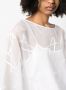 Armani Exchange Semi-doorzichtige blouse Wit - Thumbnail 5