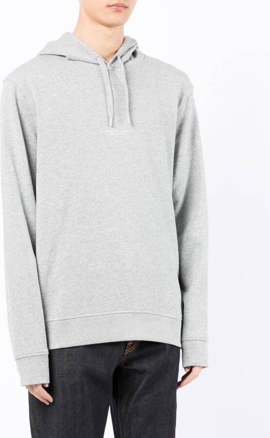 Armani Exchange Hoodie met logoprint Grijs