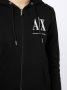 Armani Exchange Hoodie met logoprint Zwart - Thumbnail 5