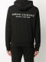 Armani Exchange Hoodie met logoprint Zwart - Thumbnail 4