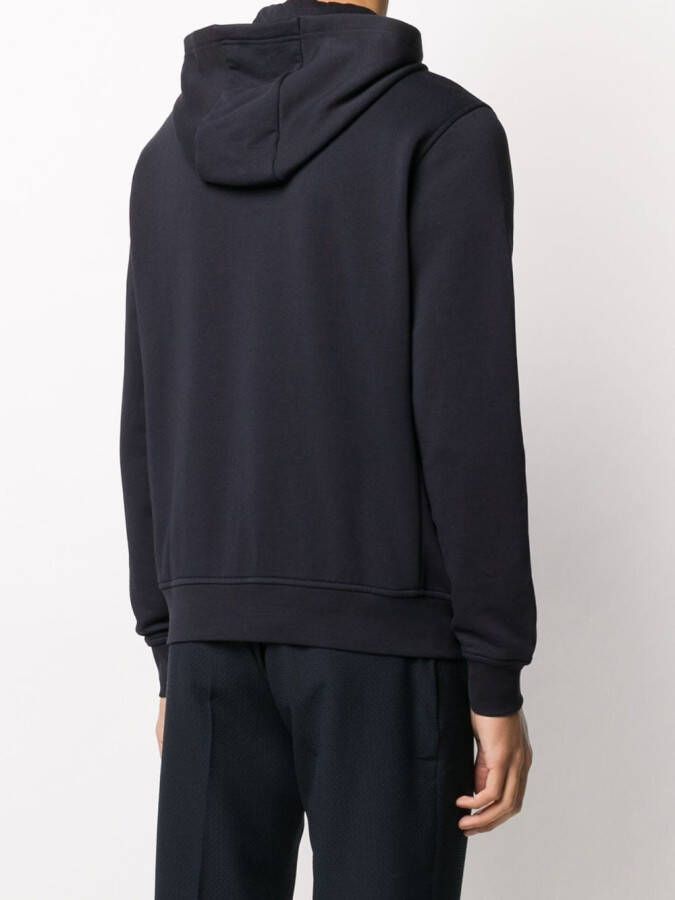 Armani Exchange Hoodie met logoprint Zwart
