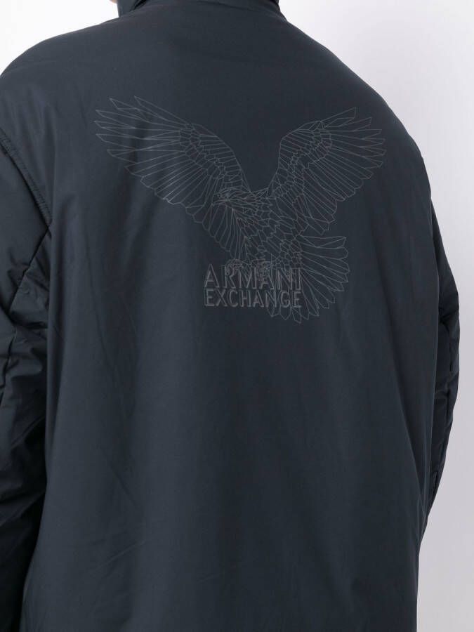 Armani Exchange Jack met logoprint Blauw