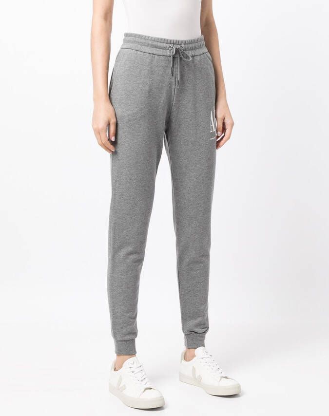 Armani Exchange Joggingbroek met logoprint Grijs