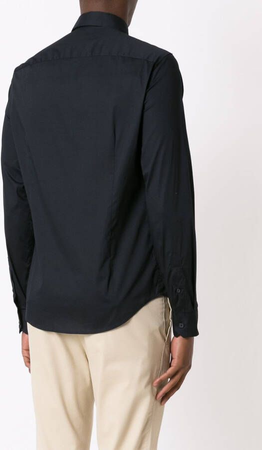 Armani Exchange Katoenen overhemd Blauw