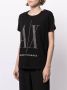 Armani Exchange T-shirt met pailletten logo Zwart - Thumbnail 3
