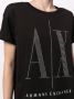 Armani Exchange T-shirt met pailletten logo Zwart - Thumbnail 5