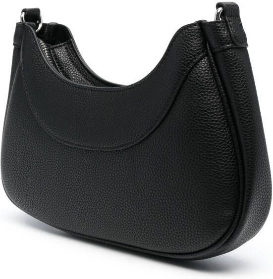 Armani Exchange Leren crossbodytas Zwart