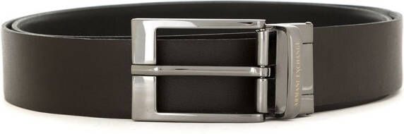 Armani Exchange Leren riem Zwart