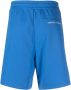 Armani Exchange Shorts met logoprint Blauw - Thumbnail 2