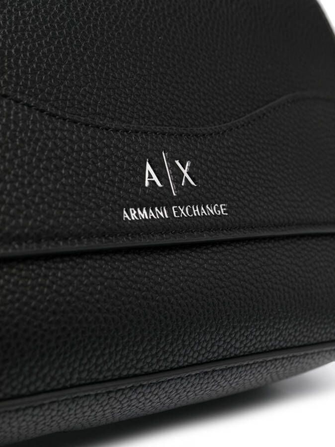 Armani Exchange Crossbodytas met logoprint Zwart