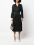 Armani Exchange Midi-jurk met lange mouwen Zwart - Thumbnail 2