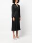 Armani Exchange Midi-jurk met lange mouwen Zwart - Thumbnail 3