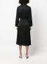 Armani Exchange Midi-jurk met lange mouwen Zwart - Thumbnail 4