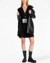 Armani Exchange Mini-jurk met V-hals Zwart - Thumbnail 2