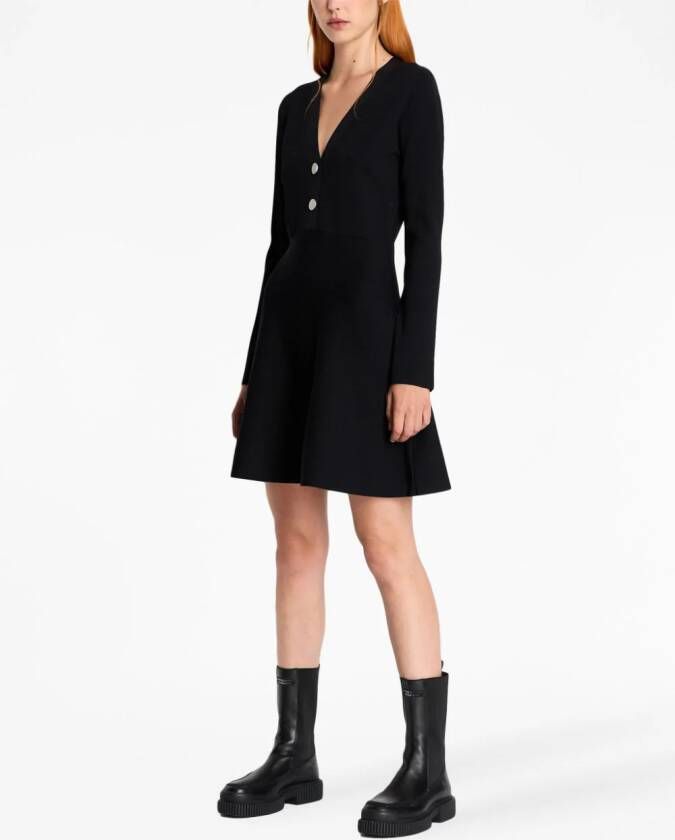 Armani Exchange Mini-jurk met V-hals Zwart