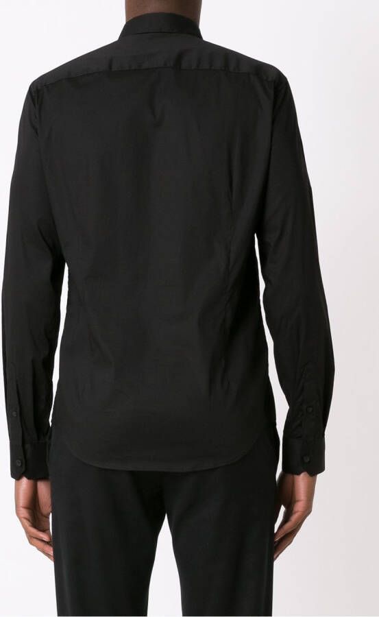 Armani Exchange Overhemd met knopen Zwart