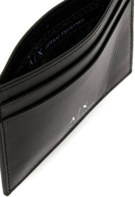Armani Exchange Pasjeshouder met logoprint Zwart