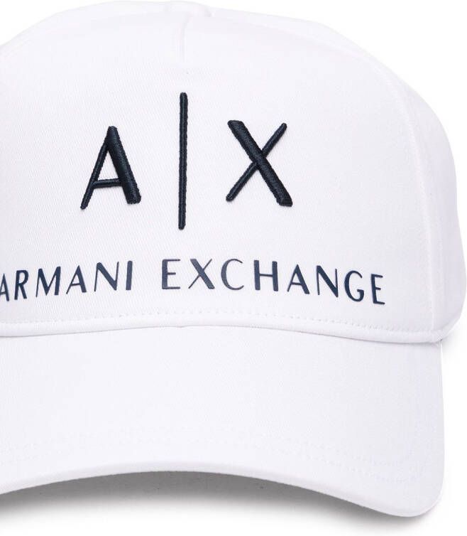 Armani Exchange Pet met logo Wit