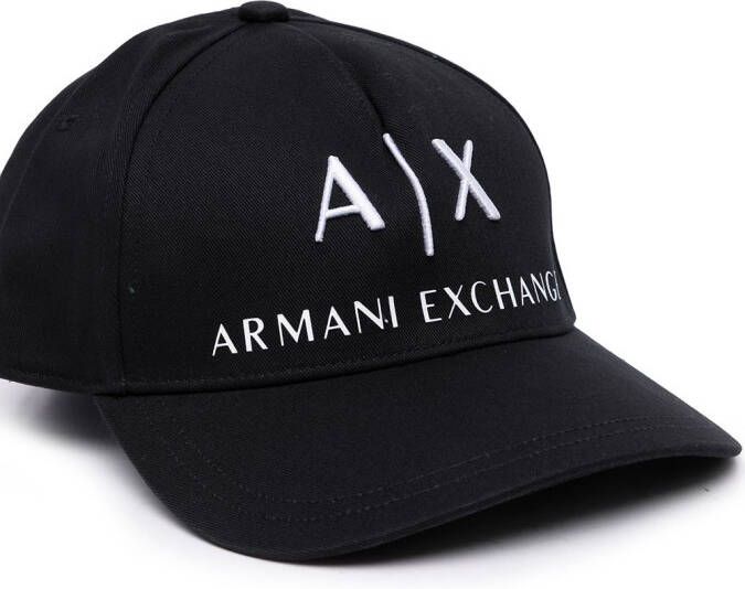 Armani Exchange Pet met logo Zwart