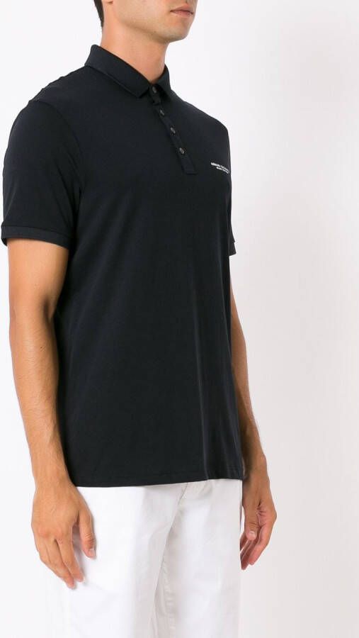 Armani Exchange Poloshirt met logoprint Blauw