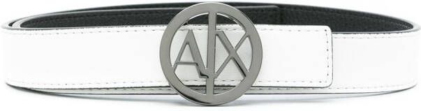 Armani Exchange Riem met logogesp Zwart