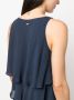 Armani Exchange Mini-jurk met ruche Blauw - Thumbnail 5