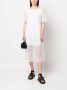 Armani Exchange Maxi-jurk met doorzichtige overslag Wit - Thumbnail 2
