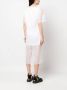 Armani Exchange Maxi-jurk met doorzichtige overslag Wit - Thumbnail 4